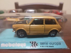 MEBETOYS A58 AUTOBIANCHI A112 ABARTH SCALA 1/43 - Foto 1 di 4