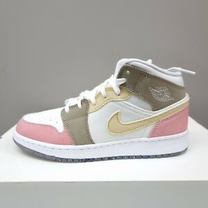 BUTY SPORTOWE NIKE AIR JORDAN 1 MID (GS) "PASTEL GRIND" (DJ0338 100) RÓŻNE ROZMIARY