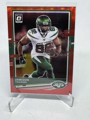 2020 Panini Donruss Optic Red Jamison Crowder/99 - Image 1 of 2