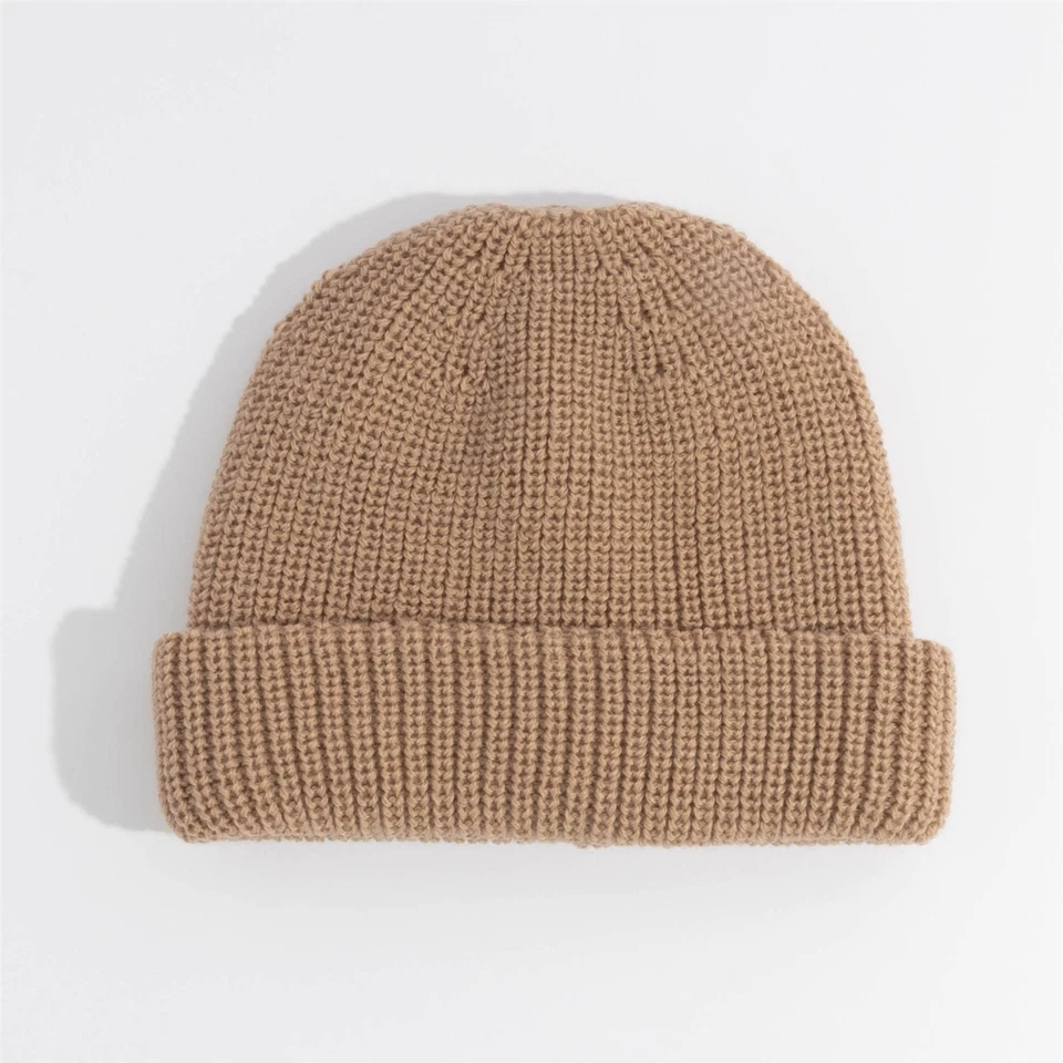 Nuevo gorro Coal The Beacon puño de lana de bajo perfil unisex OSFM marrón claro Foto 1 de 1