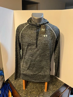Under Armour Women’s Hoodie Lightweight Large Black Fit Polyester - NWT Foto 1 de 4