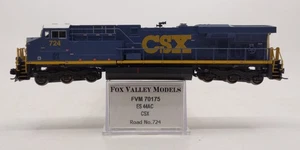 Fox Valley Models 70175 N CSX ES44AC Diesel Locomotive #724 w/DCC LN/Box - Picture 1 of 1