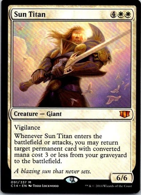 Sun Titan - 91 - Commander 2014 - Magic MTG - LP - Image 1 of 2