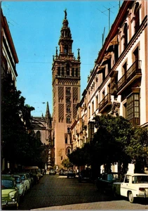 Postal LA GIRALDA Street Scene SEVILLA España 4x6 - Imagen 1 de 2