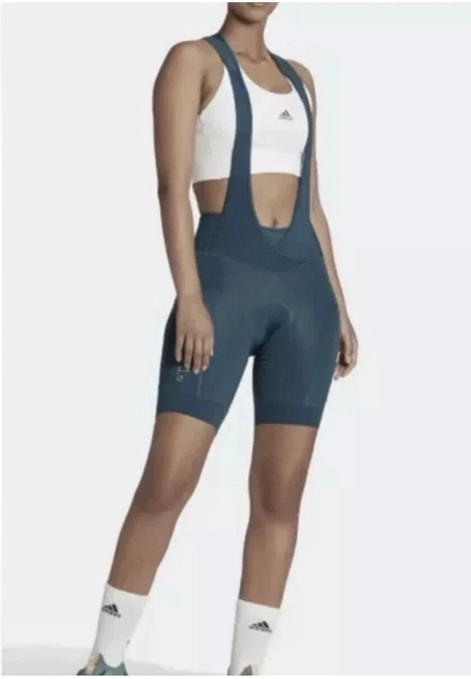 adidas Women’s SMALL PARLEY BIB Cycling Shorts Bodysuit Reflective HM3159