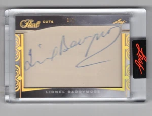 Lionel Barrymore 2025 Hoja Corte Perla Firma Autógrafo 1/1 - Imagen 1 de 2