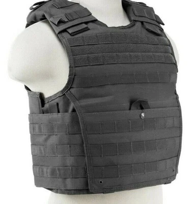 VISM Expert Plate Carrier Vest MED-2XL Tactical Shooting Range Duty Gear GRAY - Image 1 of 4