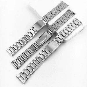 Cinturino per orologio 12 14 16 18 20 22 mm cinturino in acciaio braccialetto a maglie - Foto 1 di 13