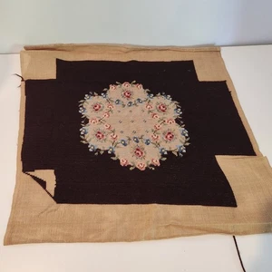 Vintage Handarbeit Nadelspitze Canvas Crewel - Bild 1 von 2