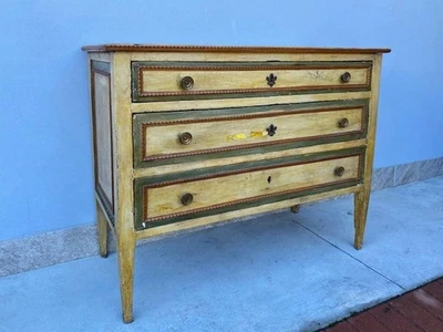 Cassettone Laccato Luigi XVI  - Restaurato (in corso d'opera)_car 3215 - Immagine 1 di 4