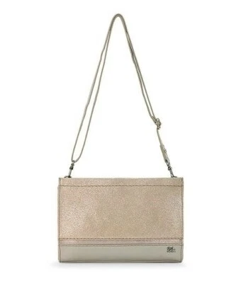 Женская кожаная сумка-клатч The Sak 245592 Iris Demi Nude Sparkle - Изображение 1 из 4