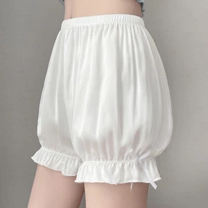 Women Underwear Pants Shorts Panties Safety Pants Bloomers Ruffle Pumpkin Loose• - Picture 1 of 20