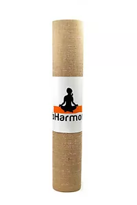 YoHarmony Eco Friendly Jute Yoga Mat Pilates Mat Exercise Mat - Picture 1 of 5