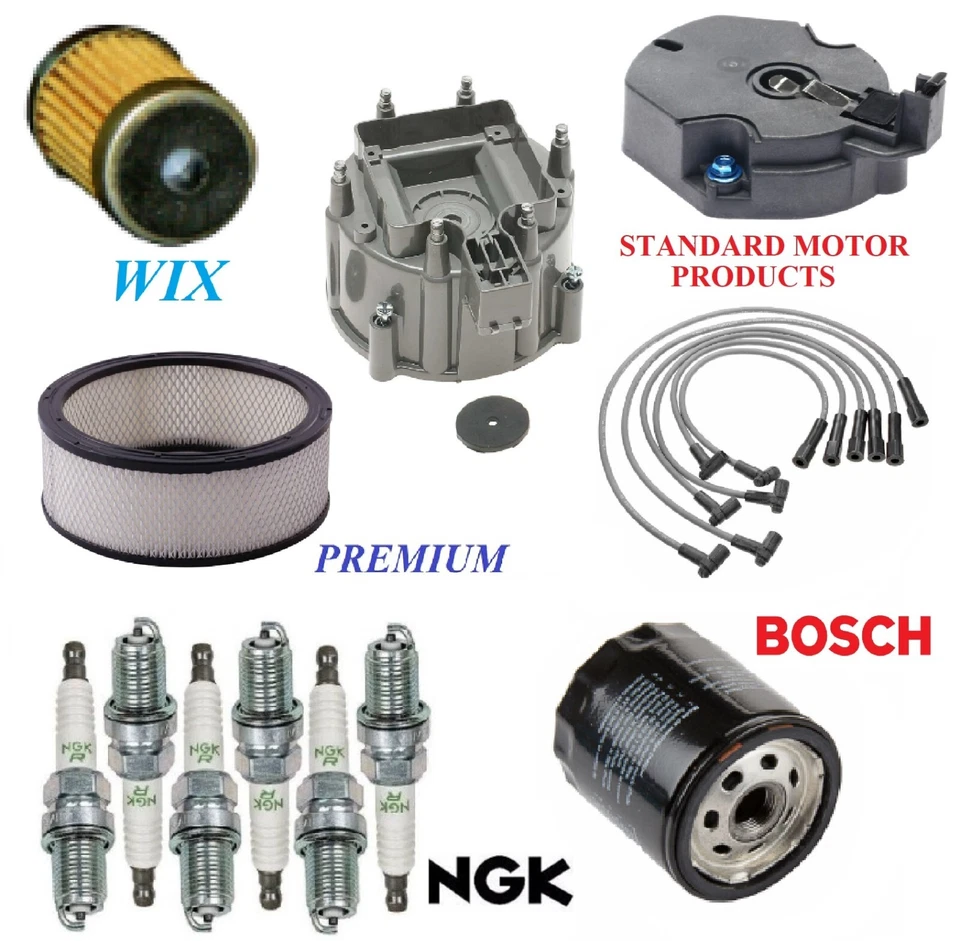 Kit de afinación filtros tapa rotor cables enchufes para Oldsmobile Cutlass V6 3,8 L 1979 Foto 1 de 1