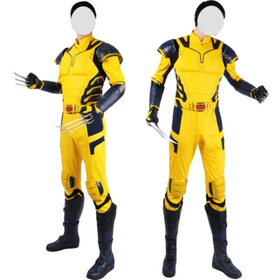Deadpool 3 James Howlett Logan Wolverine Disfraz Juegos con disfraces Patas Armadura Conjunto Accesorios Foto 1 de 4