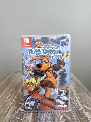 NEW ✹ Ty The Tasmanian Tiger HD Bush Rescue Bundle Trilogy ✹ Switch Game USA - Image 1 of 4