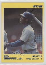1990 Star Ken Griffey Jr Yellow Glossy Ken Griffey Jr #3 HOF