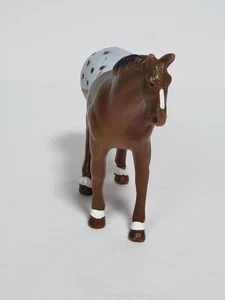 Funrise APPALOOSA Horse Brown Pinto 1988 Figure Hard Plastic Animal Toy - Picture 1 of 6