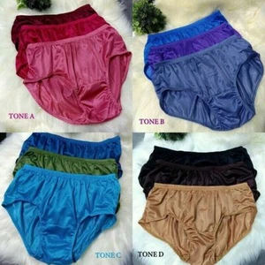 3 XXL Unisex Granny Underwear Silk Nylon Vintage Style Knicker Easy to Clean NEW - Bild 1 von 46
