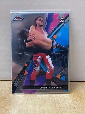 2021 Topps Finest - WWE Wrestling Card - Austin Theory (77) NXT - Image 1 of 2