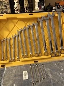 SAE Combination Long Pattern-12 Point GearWrench Set New 19 PCs Hand tools - Picture 1 of 21