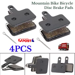 4-Pairs Mountain Bike Bicycle Disc Brake Pads For Shimano Hydraulic Mechanical - Picture 1 of 8