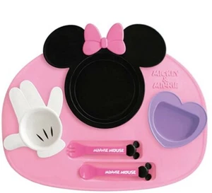 Kids Lunch Plate Set Children's tableware set Disney Minnie Mouse - Picture 1 of 3