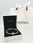 New PANDORA Valentine's Day Sparkling Heartfelt Heart Charm Bracelet Gift Set 