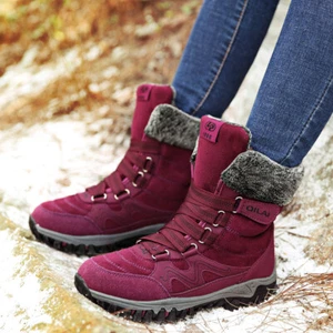 Botines de Mujer Botas Zapatos Gamuza Calzado Invierno Para Agua Y Nieve Nuevo - Imagen 1 de 11