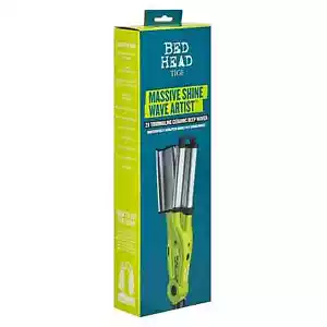 Bed Head Tigi Massive Shine Wave Artist 2x Tourmaline Ceramic Deep Waver Green - Picture 1 of 1