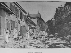 AUBANEL MADAGASKAR KARTE GRAVUREN GESCHICHTE FLORA KOLONIE BRÄUCHE REISE - Bild 1 von 7