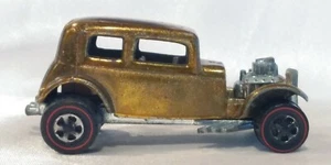 1968 USA Hot Wheels Redline Classic 32 Ford Vicky OLIVE GOLD - Picture 1 of 10