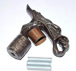 Handmade ntique Brass Vintage Head Handle for Wooden Walking Stick Cane - Picture 1 of 6