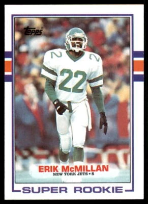 1989 Topps  Erik McMillan New York Jets #223  Rookie - Image 1 of 2