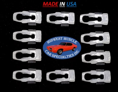 Body Side Fender Door Box Belt Molding Trim Clips 10pcs Fits 72-80 Dodge Ram B - Image 1 of 4