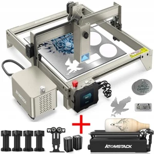 ATOMSTACK S20 Pro 20W Laser Graviermaschine laser Cutting+R3 PRO Rotary Roller - Bild 1 von 14