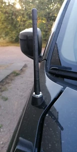 7" Short Black Rubber Antenna Mast Radio for Chrysler Town & Country 2008-2016 - Picture 1 of 19