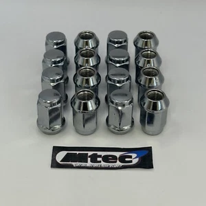 16x Mini Wheel Nuts, 3/8 UNF Dome Type Aftermarket Or Steel Wheels Chrome Plated - Picture 1 of 1