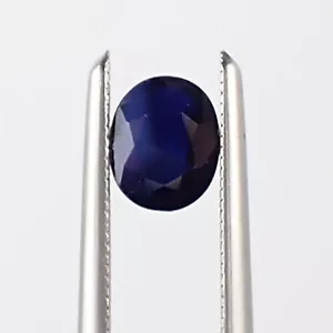 0.50 ct Oval 5.1x4.2mm Deep Blue Colour Natural Australian Sapphire Gemstone - Picture 1 of 15