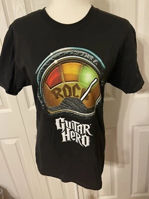 Camiseta Vintage Guitar Hero I Rock Activision 2005-2008 Hanes Talla Pequeña Foto 1 de 4