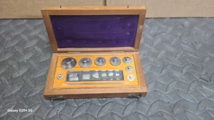 Antik Vintage Arthur H. Thomas Gold Apotheker Waage Gewicht Set - Bild 1 von 8