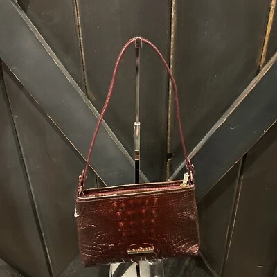 Bolso de Hombro Brahmin Lorelei Infrarrojo OMBRE MELBOURNE Cuero Estampado de Serpiente Nuevo con Etiquetas Foto 1 de 4