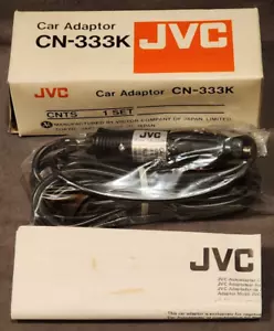 VINTAGE JVC AUTO / CAR 12 VOLT ADAPTOR CN-333K VEHICLE DC ADAPTOR - Picture 1 of 7