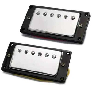 Double Coil Humbucker Pickups Neck Bridge Pickup Sets for Gibson LP SG Chrome - Picture 1 of 7