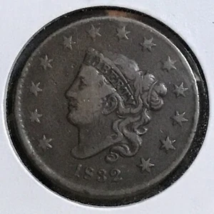 USA großer Cent sehr guter Zustand Detail alte Reinigung 1824 - Bild 1 von 2