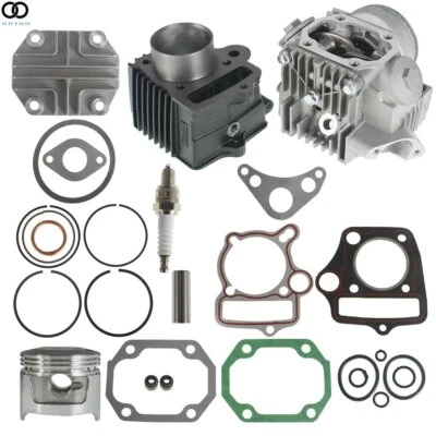 Top End Kit for Honda ATC70 CRF70 CT70 C70 TRX70 XR70 S65 70cc Cylinder Piston - Image 1 of 4