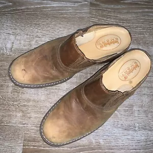 Timberland Smart Slipper Pantoletten Clogs Schuhe Leder braun Größe 10 M gebraucht Damen - Bild 1 von 9