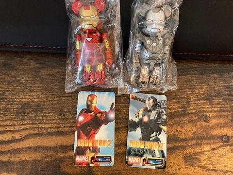Medicom Toy Be@Rbrick BE@RBRICK IRON MAN WAR MACHINE SERIES 20 From Japan F/S Cover