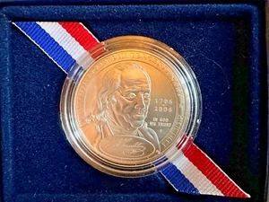 2006 BENJAMIN FRANKLIN GEDENKMÜNZE PROOF SILBER DOLLAR "GRÜNDERVATER" - Bild 1 von 5