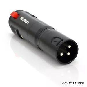 Edge XLR ADAPTER: 3-polig XLR (Stecker) auf 6,35 mm 1/4" Buchse (Buchse) TRS - Bild 1 von 4